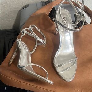 Steve Madden Silver Stiletto Heels